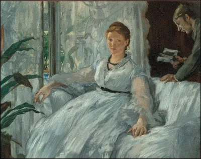 Qui est l'artiste ayant réalisé cette huile sur toile : "La lecture" ?