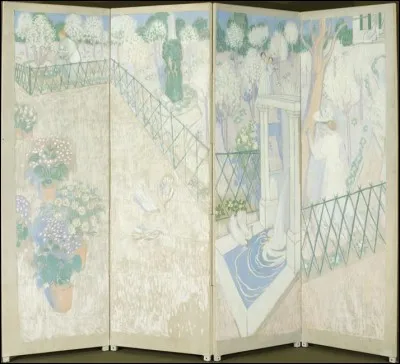 Rendez-vous au musée d'Orsay pour passer et repasser près de ce paravent, afin d'en distinguer les différentes tonalités des blancs, uvre d'un peintre nabi, né à Granville. Lequel ?