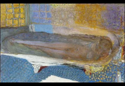 Marie dans l'eau chaude.