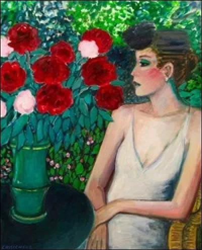 Qui a peint "Le vase de pivoines" ?