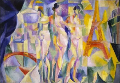 Quelle ville est mise à l'honneur dans ce tableau de Delaunay ?