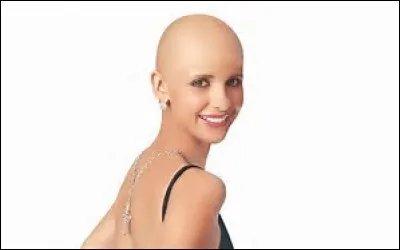 Le père Noël a des cheveux :