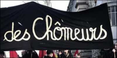 Combien y a-t-il de chômeurs en 1976 ?