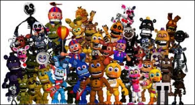 Dans FNAF World, qui est l'animatronic d'Halloween de FNAF 4 et qui n'est pas dans FNAF World ?