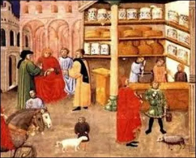 De quelle exemption les apothicaires de Paris bénéficiaient-ils au Moyen Âge ?