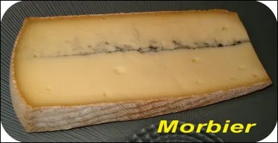 À l'origine, qu'est-ce qui explique la séparation colorée du morbier ?