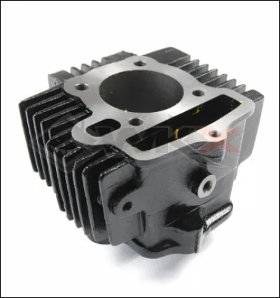 Qu'est-ce qui est poussé dans le cylindre ?