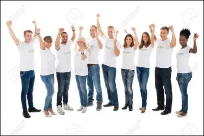 Il n'y a qu'un ___ de volontaires.