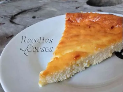 Quel est ce délicieux gâteau corse ?