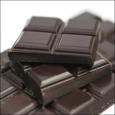Quel est le pourcentage d'eau dans du chocolat noir ?