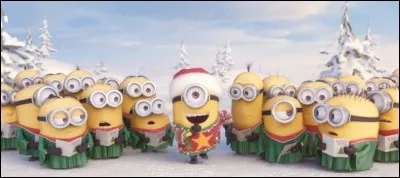 Puisqu'on parle des Minions, pouvez-vous me dire combien de Minions se sont rassemblés pour chanter Noël ?