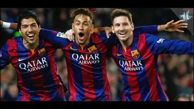 Quel trio formait-il au Barça ?