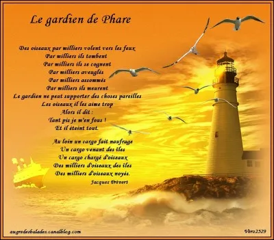 Parmi ces titres l'un n'est pas de Prévert. Lequel ?