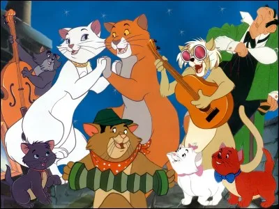 Dans ce film animé, les chats dansent et chantent.