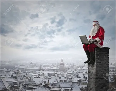 Le P&egrave;re No&euml;l passe toujour par la chemin&eacute;.