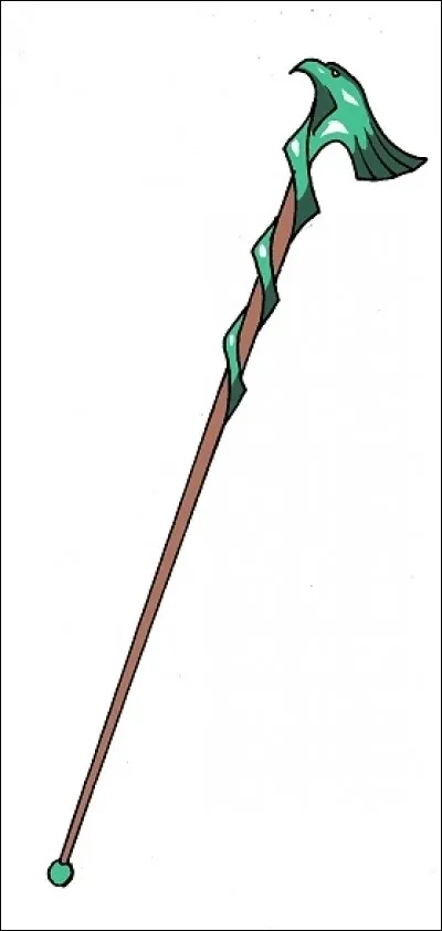 Quel personnage a un sceptre magique ?