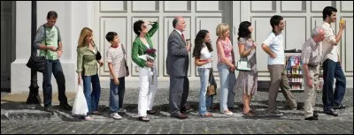 À la boulangerie quelqu'un te double.