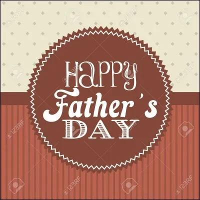 Quand fêtons la fête des pères en 2018 ?