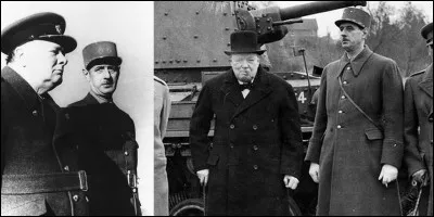 Quelques années après la fin du conflit, une personnalité majeure de la 2e Guerre mondiale écrira : 
« Dans ce petit avion, de Gaulle emportait avec lui l'honneur de la France ».
De qui s'agit-il ?