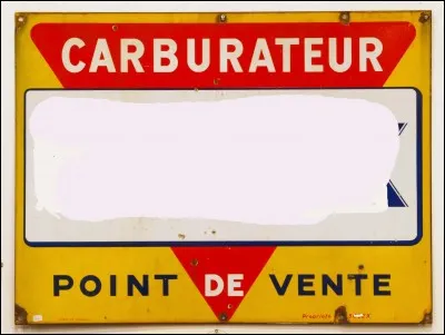 C'est un carburateur ... qu'il vous faut pour votre auto !