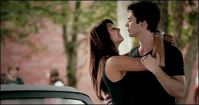 Que donne Damon à Elena avant qu'ils s'embrassent ?