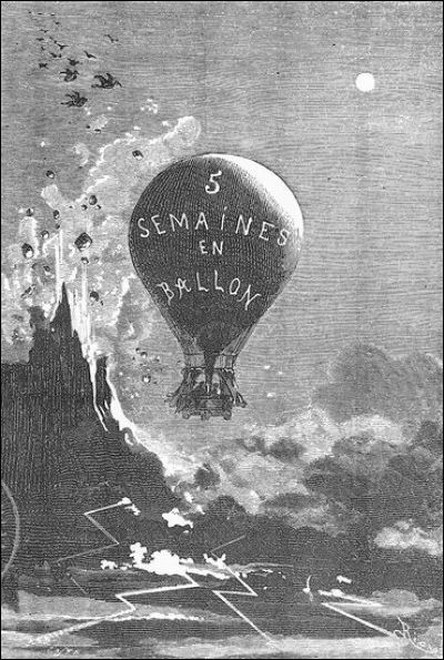 Qui est l'auteur de : 'Cinq semaines en ballon' ?