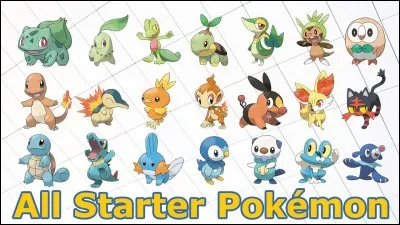 Quel Pokémon choisirais-tu au début de ton aventure ?
