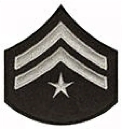 À quel grade correspond cet insigne ?