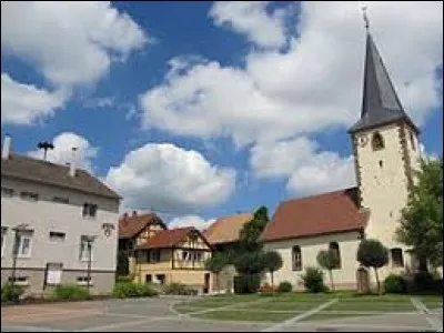 Ancienne commune Bas-Rhinoise, Gimbrett se situe dans l'ancienne région ...