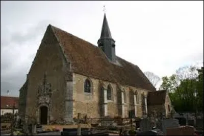 Voici l'église Saint-Jean-Baptiste de Saint-Jean-Froidmentel. Commune du Centre-Val-de-Loire, au bord du Loir, elle se situe dans le département ...