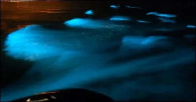 Voici un lagon lumineux impressionnant.