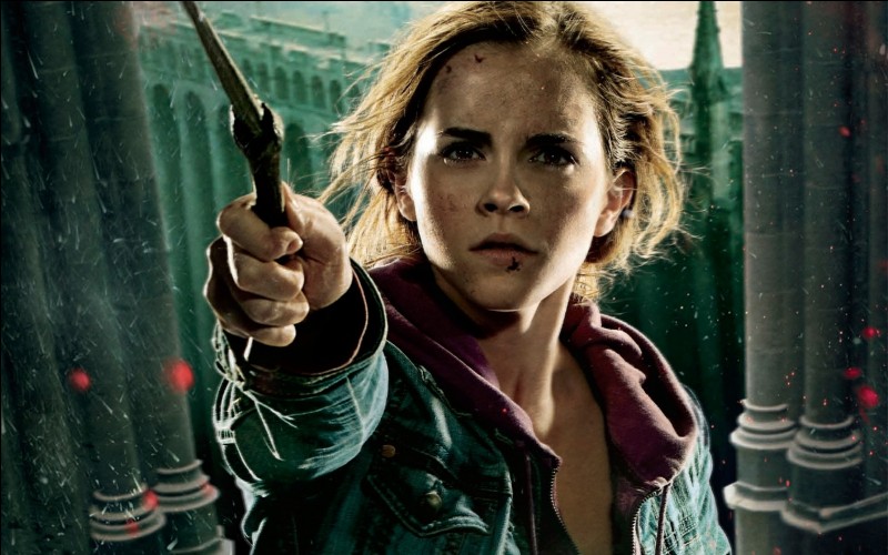 Hermione est la seule membre du trio à être retournée à Poudlard pour faire sa septième année.