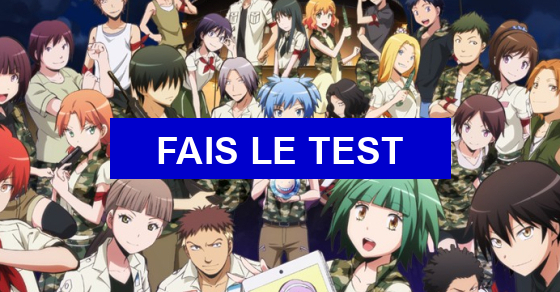 Test de personnalité Quel élève dans 'Assassination Classroom' es-tu