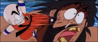 Quel coup final Krillin assène-t-il à Bacterian ?