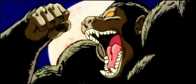 Dans "Dragon Ball", quels personnages possèdent une queue de singe et se transforment occasionnellement en "singes-garous" les nuits de pleine lune ?