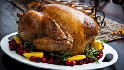 Descendus jusqu'aux États-Unis, on commençait à avoir un peu faim. Nous avons été invités dans une famille pour partager avec eux le repas de Thanksgiving. Au menu : une volaille bien traditionnelle. Laquelle ?