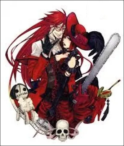 Quelle est la couleur préférée de Grell et de Mme Red ?