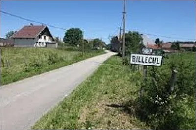 Petit village Jurassien de 40 habitants, Billecul se trouve en région ...