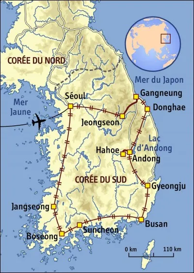 Qu'est-ce qui est pr&eacute;vu du 9 au 25 f&eacute;vrier en Cor&eacute;e du Sud ?