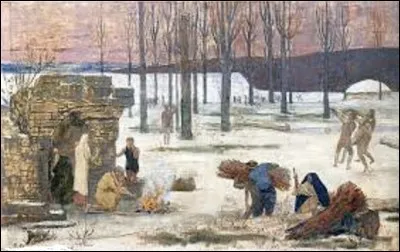 De ces trois peintres de mouvement symboliste, lequel a peint, en 1896, ce tableau intitulé tout simplement ''L'Hiver'' ?