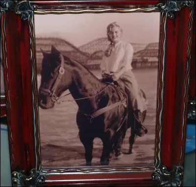 Dans la scène où Rose est vieille dans le lit, pourquoi nous montre-t-on toutes ces photos ?