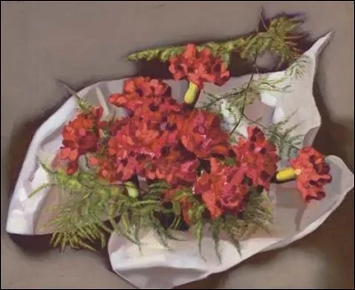 Qui a peint "Le bouquet d'oeillets" ?
