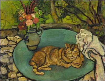 Qui a peint "Raminou et pichet d'oeillets" ?