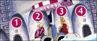 Épisode 160 - Quelle porte Luffy, Sanji et Usopp empruntent-ils ?