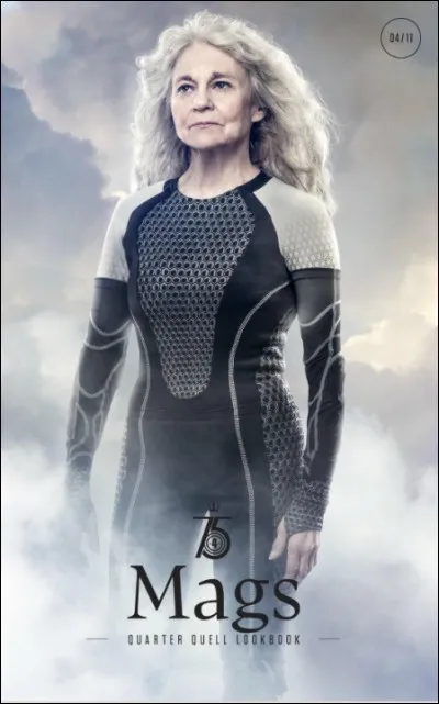 De quelle édition des Hunger Games, Mags est-elle la gagnante ?