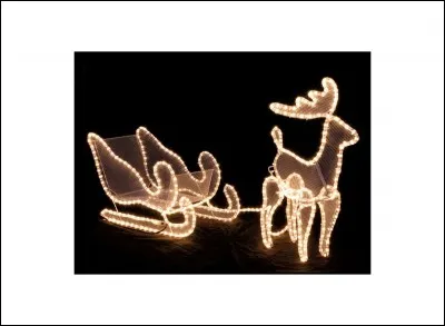 Comment de rennes tirent le traîneau du père Noël ?