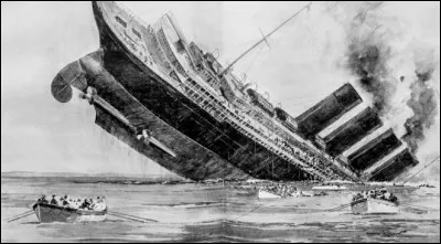 C'est l'une des années de la première guerre mondiale : le Lusitania est torpillé par un sous-marin allemand et l'Italie entre en guerre aux côtés de l'Entente. Quelle année est-ce ?