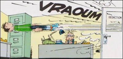 Avec une hélice d'avion Gaston invente un objet défini par Fantasio de...