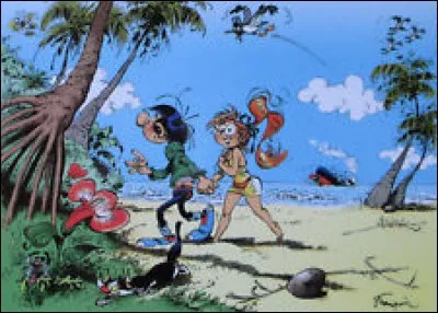 Une activité en plein air de Gaston fait fuir les oiseaux. Laquelle ?