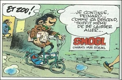 Le vieux tacot de Gaston est inspiré d'une Fiat 509, une voiture de 1925. De quelles couleurs est-il ?